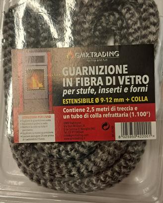 Guarnizionr in fibra di vetro per stufe e camini