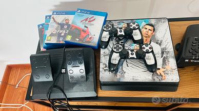 Ps4+Volante e Pedaliera
