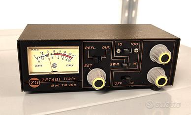 ZETAGI TM 999 Accordatore Rosmetro SWR Power Meter