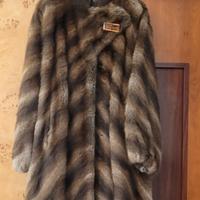 Cappotto pelliccia vera opossum taglia 44