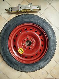 Ruotino FIAT e crick manuale 