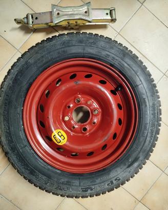 Ruotino FIAT e crick manuale 