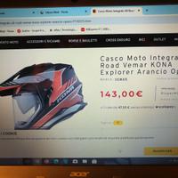 casco VEMAR EXPLORER enduro stradale TG M nuovo!!!