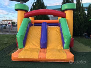 Gioco gonfiabile professionale doppio scivolo
