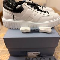 Scarpe Hogan sneaker n.43 pelle bianca