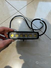 Faretto LED moto con interruttore