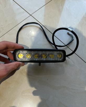 Faretto LED moto con interruttore