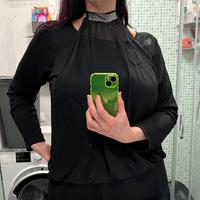 Top blusa collo all’americana 62/64 tg forti nuova