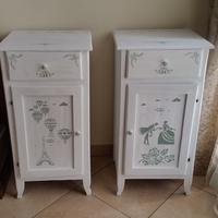 Comodini '800 antichi shabby chic