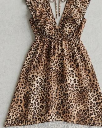 Vestito Corto Maculato / Animalier