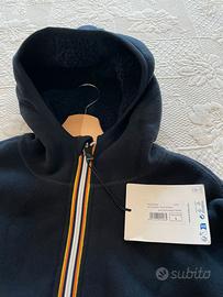 felpa k-way nuova blu