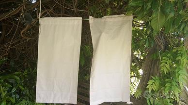 2 pannelli tende misto lino 60*120 NUOVI