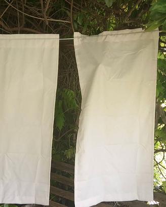 2 pannelli tende misto lino 60*120 NUOVI