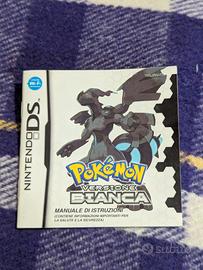Pokémon versione bianca manuale di istruzioni ds