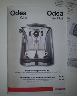 Libretto manuale uso e manutenzione Saeco Odea G.