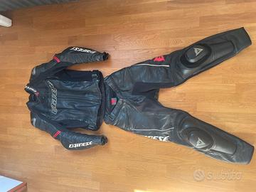 Completo pelle dainese divisibile