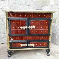 Stufa a legna Wekos Rustica ottone 