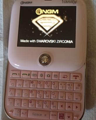 cellulare NGM Vanity evo Swarovsky  Zirconia pink