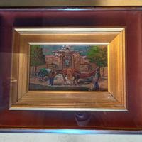 Olio su tavola.  ENNIO FORMIGLI