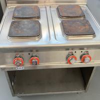 Cucina elettrica professionale LOTUS 4 piastre