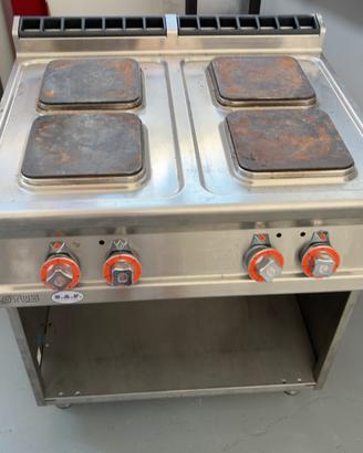 Cucina elettrica professionale LOTUS 4 piastre