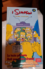Vhs videocassette I Simpsons prima stagione