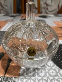 Bomboniera/zuccheriera in cristallo RCR originale