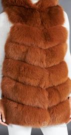 Eco pelliccia senza maniche