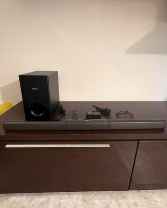 Soundbar Philips con Subwoofer Nero