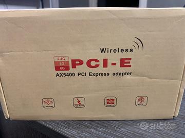 🖥️ Scheda Wi-Fi PCI-E AX5400 con Bluetooth 5.2 —