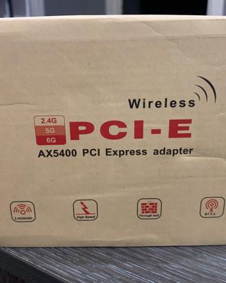 🖥️ Scheda Wi-Fi PCI-E AX5400 con Bluetooth 5.2 —