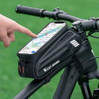 Borsa da telaio per bicicletta porta smartphone