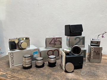 CONTAX G2 +  6 OBIETTIVI + FLASH