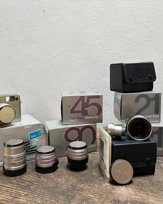 CONTAX G2 +  6 OBIETTIVI + FLASH