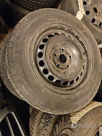 Cerchi ferro 5x112 Gomme invernali Michelin 195 65