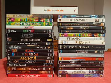 Lotto film vari DVD nuovi 45 dischi + omaggio