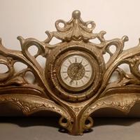 Orologio francese antico da mensola. Rococò