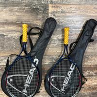 2 Racchette HEAD Agassi 60 Vintage con custodia