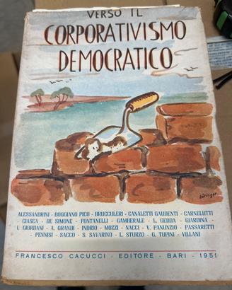 Verso il Corporativismo Democratico – Cacucci 1951