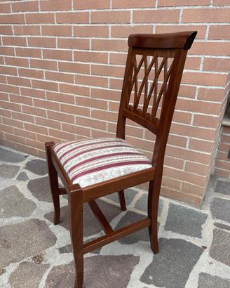 Sedia "Grata" seduta in stoffa