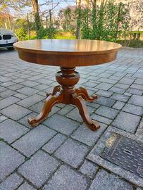 Tavolo rotondo anrico in Legno - Stile classico