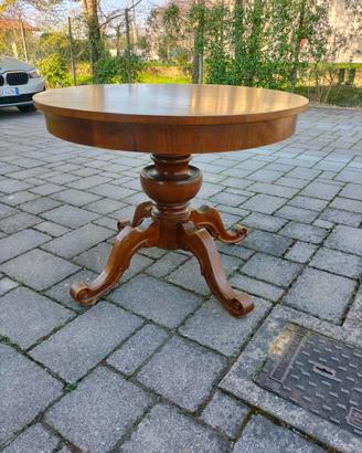 Tavolo rotondo anrico in Legno - Stile classico