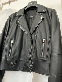 Sensibile 3 Chiodo Pelle Pinko