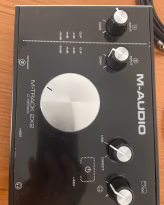 M-Audio M-Track 2X2 scheda audio USB + 3 cavi