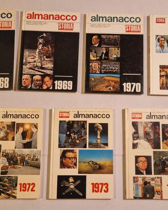  7 Volumi "Almanacco di Storia Illustrata" 