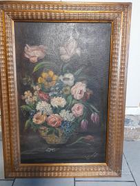 Quadro dipinto a olio di Moronni