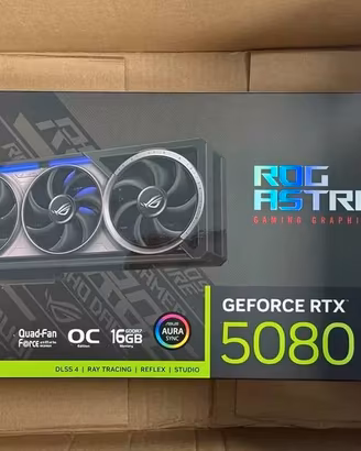 GeForce NVIDIA RTX 5080 Rog Astral SIGILLATA