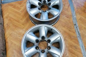 coppia cerchi 16" nissan terrano