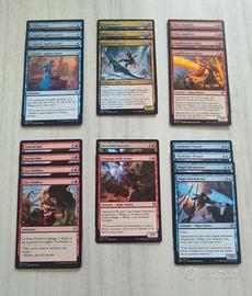 Mazzo carte Magic BLU E ROSSO Maghi Izzet mtg