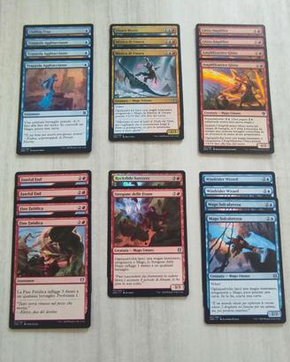 Mazzo carte Magic BLU E ROSSO Maghi Izzet mtg